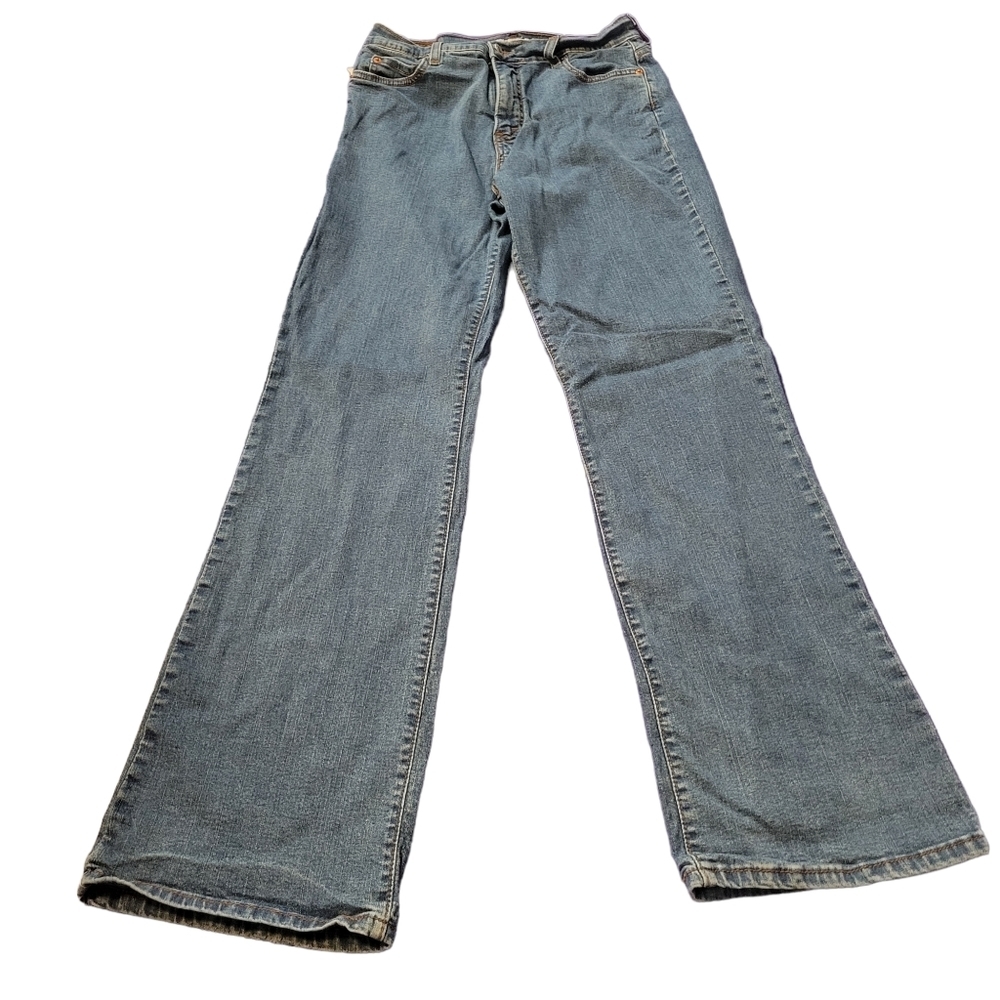 Levi's 512 Perfectly Slimming Jeans Blue Stretch Womens Size 10 M